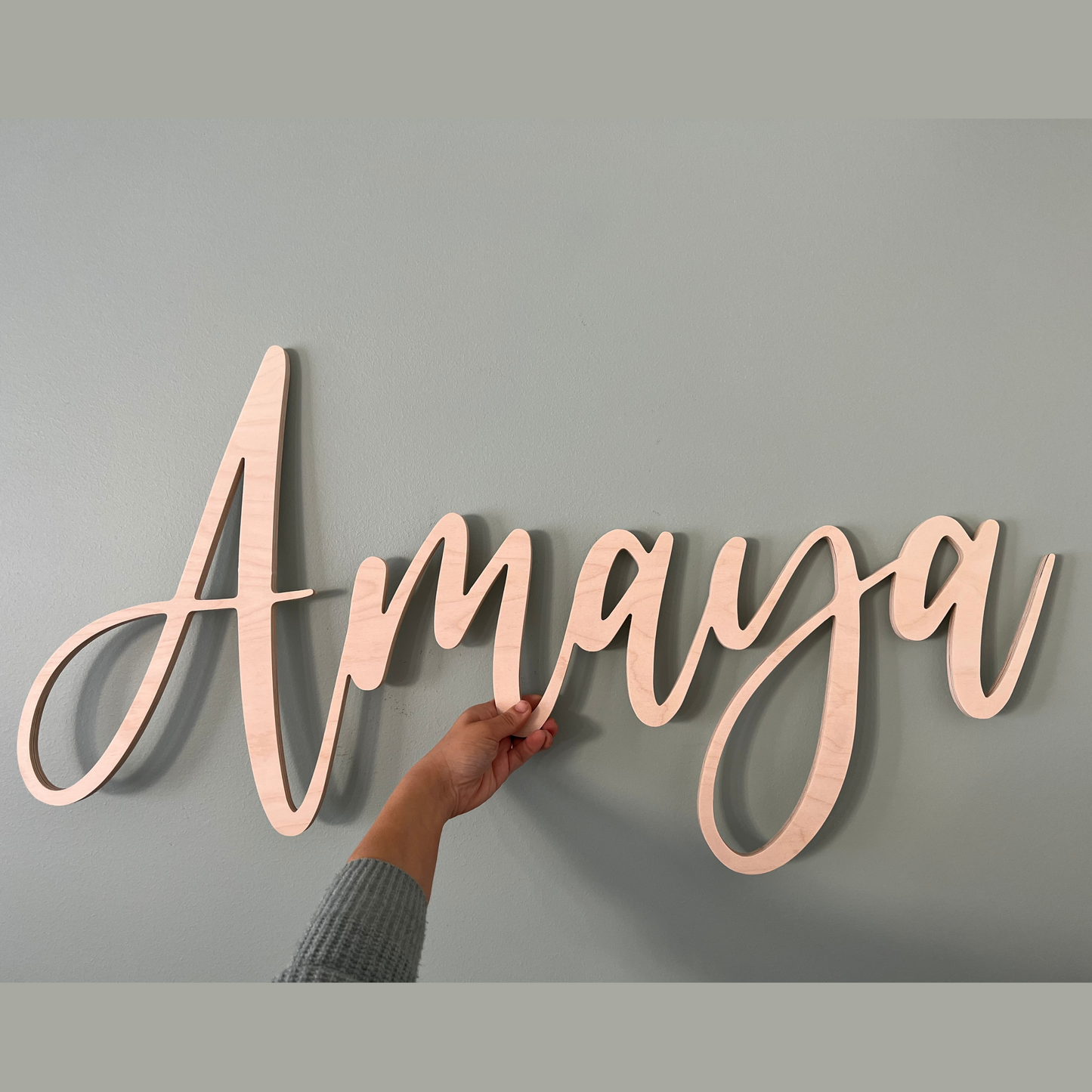 Baby Name Cutout - Nursery Name Sign