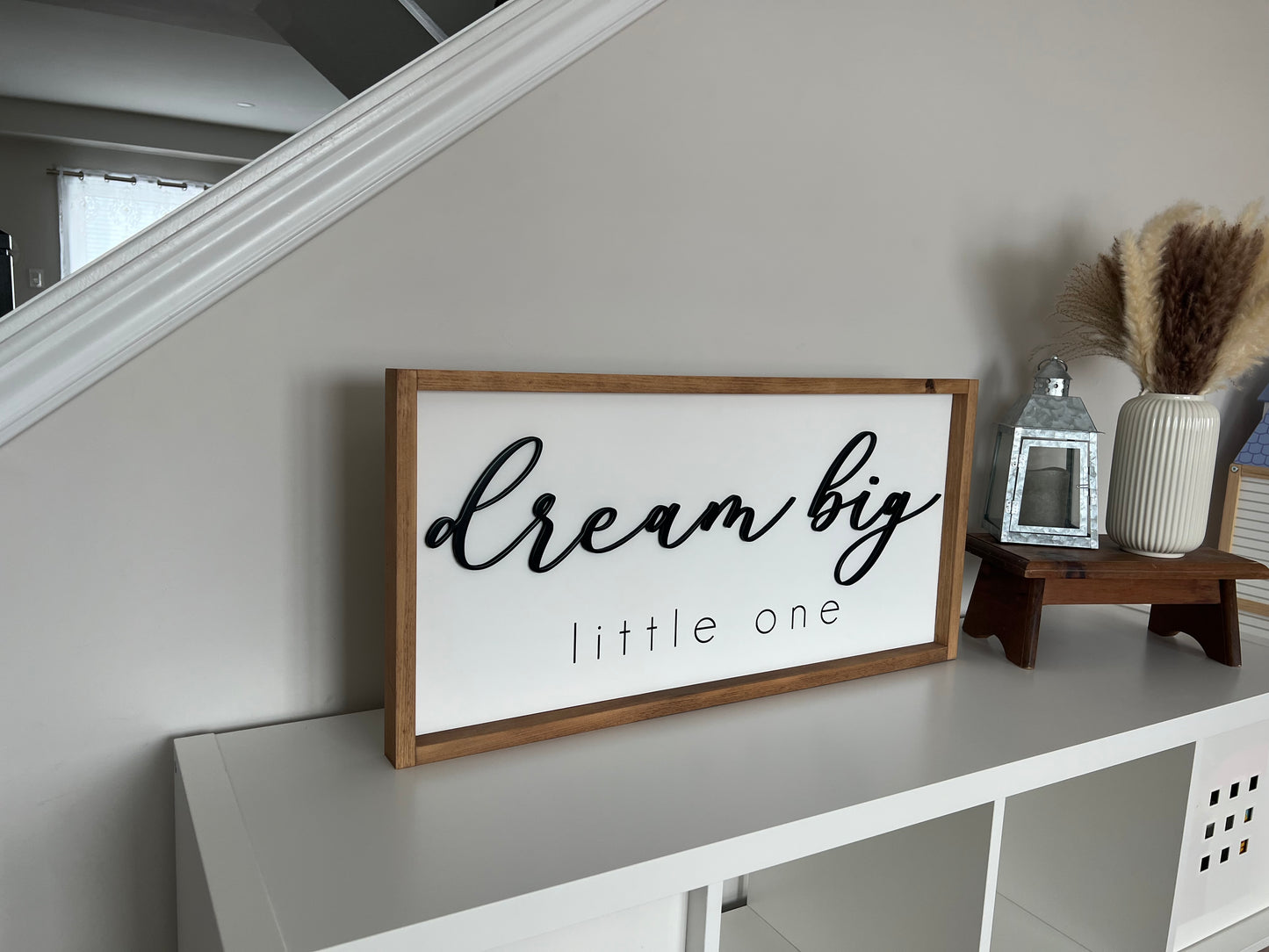 Dream Big Little One -  Nursery Framed Sign