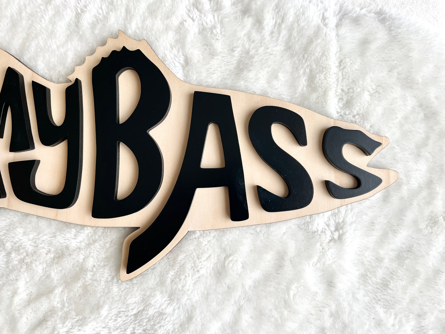 Kiss My Bass - Funny Fishing Wall Art